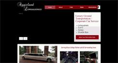 Desktop Screenshot of aggielandlimousines.com